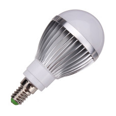 Bec LED Glob Mat E14 7W 220V Aluminiu