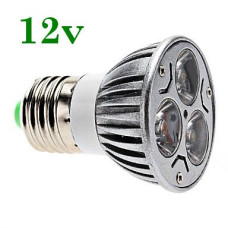 Bec Spot LED E27 3x1W Power Led 12V