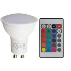 Bec Spot LED GU10 5W RGB