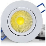 Spot LED 30W Rotund Mobil Alb