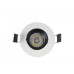 Spot LED 1x1W Rotund Mobil Alb