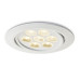 Spot LED 7x1W Rotund Mobil Alb