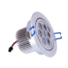 Spot LED 7x1W Rotund Mobil Argintiu 220V