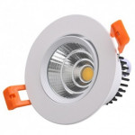 Spot LED 3W  Rotund Mobil Alb